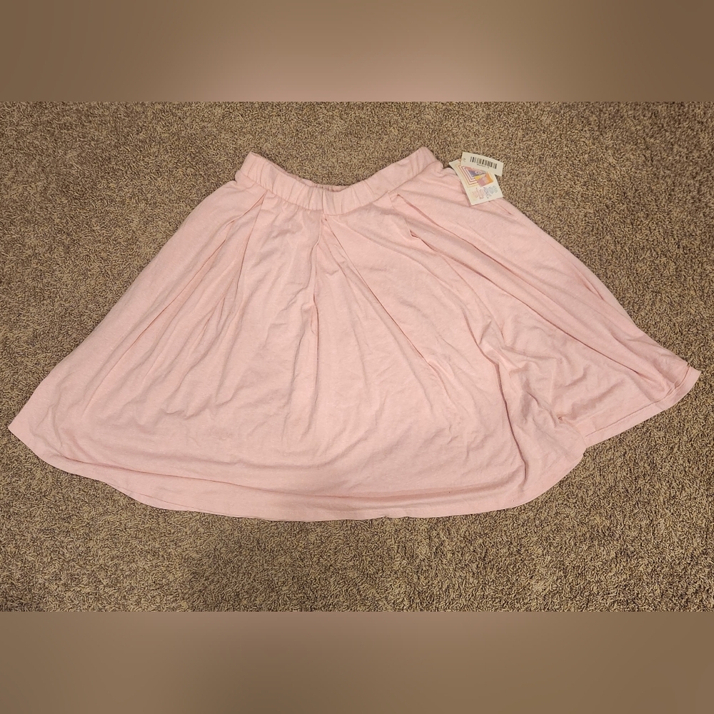 Lularoe Madison Small Skirt Lightly Heathered Pink
